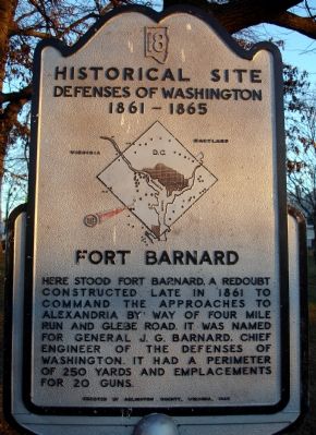 Fort Barnard Marker